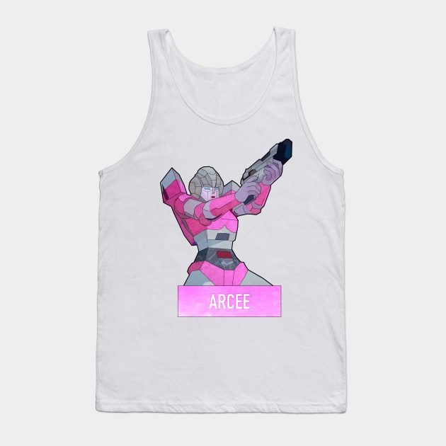 Autobot Arcee Transformers Tank Top by ramonavirus